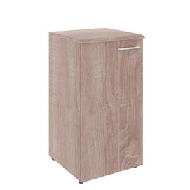 Офисная мебель Wave Шкаф-колонка с глухой малой дверью и топом WLC 42.1(L) Дуб Сонома 432х432х814