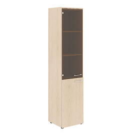 Офисная мебель Wave Шкаф-колонка комбинированая с топом WHC 42.2(L) Бук Тиара 432х432х1949