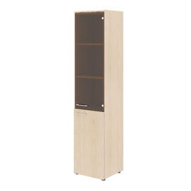 Офисная мебель Wave Шкаф-колонка комбинированая с топом WHC 42.2(R) Бук Тиара 432х432х1949