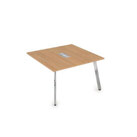 Офисная мебель Arredo Стол системы Бенч, переговорный - конечный 10СПК.129 Romano/Металл глянец 1400x1200x750