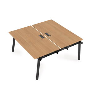 Офисная мебель Arredo Стол системы Бенч, сдвоенный, на 2 рабочих места - начальный 10БДН.264 Romano/Klever 1600x1235x750