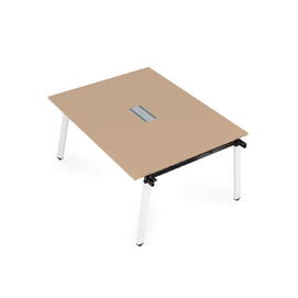 Офисная мебель Arredo Стол системы Бенч, переговорный - начальный 10СПН.124 Mokko/Белый 1600x1200x750