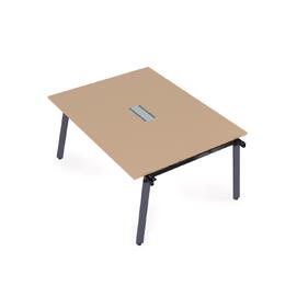 Офисная мебель Arredo Стол системы Бенч, переговорный - начальный 10СПН.124 Mokko/Графит 1600x1200x750