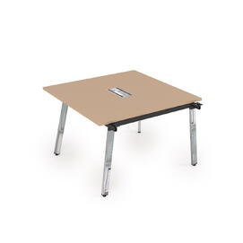 Офисная мебель Arredo Стол системы Бенч, переговорный - начальный 10СПН.124 Mokko/Металл глянец 1600x1200x750