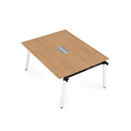 Офисная мебель Arredo Стол системы Бенч, переговорный - начальный 10СПН.124 Romano/Белый 1600x1200x750