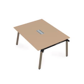 Офисная мебель Arredo Стол системы Бенч, переговорный - начальный 10СПН.128 Mokko/Tabaco 1200x1200x750