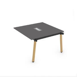 Офисная мебель Arredo Стол системы Бенч, переговорный - средний 10СПС.124 Graphit/Iron wood 1600x1200x750