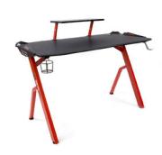 Стол компьютерный игровой SKILL CTG-001 Черный/Красный 1200х600х750