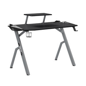 Стол компьютерный игровой SKILL CTG-001 Черный/Красный 1200х600х750