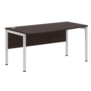 Офисная мебель  Икстен М (Xten-M) Стол эргономичный XMCT 169(L) Дуб Юкон/Алюминий матовый 1600x900x750 (134280)