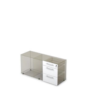 Офисная мебель Арредо (Arredo) Ящики тумб с доводчиком 10Т.005.2Д Графит/- 477x416x596