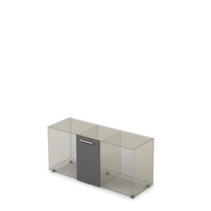 Офисная мебель Арредо (Arredo) Фасад тумбы узкий 10Т.005.3 Графит/- 334x16x596