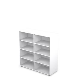 Офисная мебель Arredo Стеллаж Quadro 10Ш.018 Белый премиум 1200x434x1226