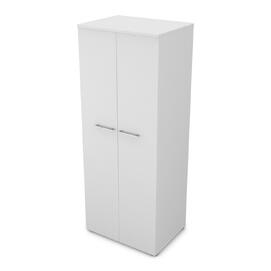 Кабинет руководителя Gloss Line Шкаф для одежды глубокий 9НШ.011.1 Белый премиум 800x600x2045