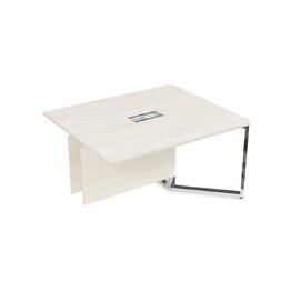 Офисная мебель Summit Стол-квадрат бенч, конечный модуль 16СКК.124 Ivory/Металл глянец 1400х1200х750
