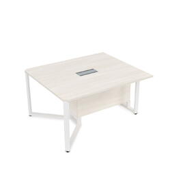 Офисная мебель Summit Стол-квадрат бенч, начальный модуль 16СКН.162 Ivory/Белый 1200х1600х750