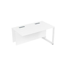 Офисная мебель Summit Стол прямой бенч, конечный модуль 16СПК.194 Белый премиум/Белый 1400х900х750