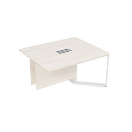 Офисная мебель Summit Стол-квадрат бенч, конечный модуль 16СКК.124 Ivory/Белый 1400х1200х750