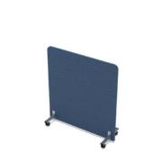 Офисные перегородки SOFToffice Акустическая мобильная перегородка 011.МП.1011 Denim/Алюминий матовый 1000х377х1100