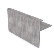 Ресепшн Lounge Модуль ресепшн прямой 1МП.007 Basalt 1000х727х1129