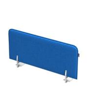 Офисные экраны SOFToffice Экран из фетра, боковой 010.ФБ.583 Blue/Алюминий матовый 580х20х300