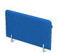 Офисные экраны SOFToffice Экран из фетра, боковой 010.ФБ.584 Blue/Алюминий матовый 580х20х300