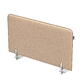 Офисные экраны SOFToffice Экран из фетра, боковой 010.ФБ.584 Cappuccino/Алюминий матовый 580х20х300