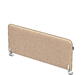 Офисные экраны SOFToffice Экран из фетра, торцевой 010.ФТ.703 Cappuccino/Алюминий матовый 700х20х300