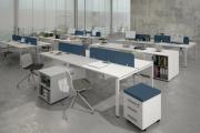 Офисные перегородки SOFToffice ткань рогожка Denim