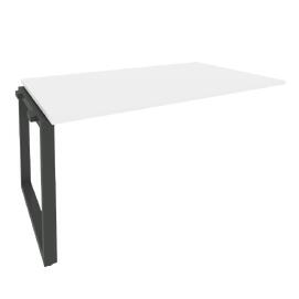 Офисная мебель Onix Проходной наборный элемент переговорного стола O.MO-NPRG-4 Белый бриллиант/Антрацит 1580x980x750