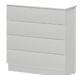 Офисная мебель Арго HOME Комод 4 ящика Н-3263 Белый 780х330х800