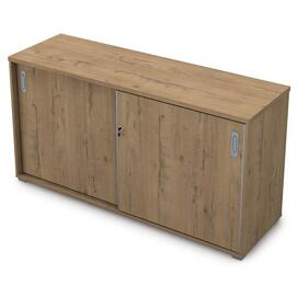 Офисная мебель Gloss Шкаф-купе 9ШКЗ.004 Teakwood 1435x450x750