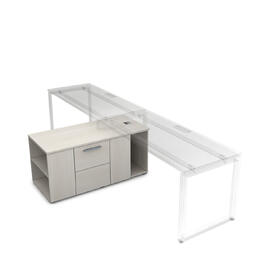 Офисная мебель Gloss Тумба двухсторонняя 9Т.040 Ivory 1300x600x620