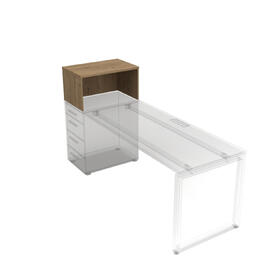 Офисная мебель Gloss Надставка на стол 9Н.001 Teakwood 700x450x400