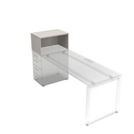 Офисная мебель Gloss Надставка на стол 9Н.011 Ivory 800x450x400