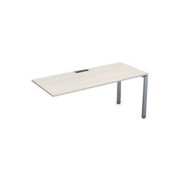 Офисная мебель Gloss Стол системы БЕНЧ линейный,конечный СЛК-П.978 Ivory/Алюминий матовый 1200x700x750