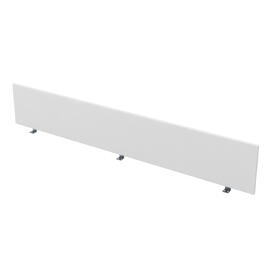 Офисная мебель Gloss Экран ЛДСП, фронтальный 9БР.002.1 Белый премиум/Алюминий матовый 1800x16x300