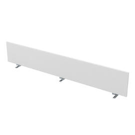 Офисная мебель Gloss Экран ЛДСП, фронтальный 9БР.002.3 Белый премиум/Алюминий матовый 1800x16x300