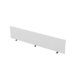 Офисная мебель Gloss Экран ЛДСП, фронтальный 9БР.007.1 Белый премиум/Алюминий матовый 1200x16x300