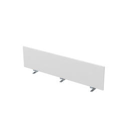 Офисная мебель Gloss Экран ЛДСП, фронтальный 9БР.007.3 Белый премиум/Алюминий матовый 1200x16x300