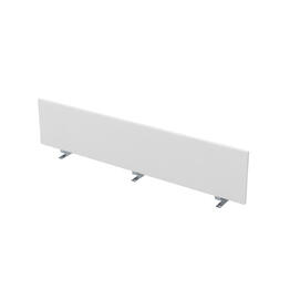 Офисная мебель Gloss Экран ЛДСП, фронтальный 9БР.008.3 Белый премиум/Алюминий матовый 1400x16x300