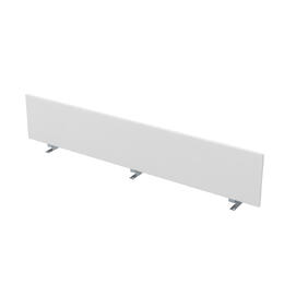 Офисная мебель Gloss Экран ЛДСП, фронтальный 9БР.009.3 Белый премиум/Алюминий матовый 1600x16x300