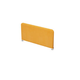 Офисная мебель Gloss Экран тканевый, боковой 9БР.103.4 Orange/Алюминий матовый 800x27x400