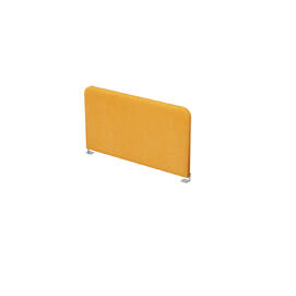 Офисная мебель Gloss Экран тканевый, боковой 9БР.105.4 Orange/Алюминий матовый 700x27x400