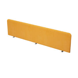 Офисная мебель Gloss Экран тканевый, фронтальный 9БР.109.1 Orange/Алюминий матовый 1600x27x400