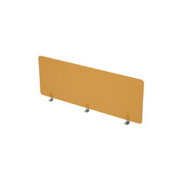 Офисная мебель Gloss Экран оргстекло, фронтальный 9БР.110.1 Orange/Алюминий матовый 1200x4x400