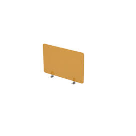 Офисная мебель Gloss Экран оргстекло, боковой 9БР.140.1 Orange/Алюминий матовый 600x4x400