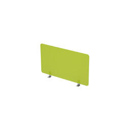 Офисная мебель Gloss Экран оргстекло, боковой 9БР.170.1 Kiwi/Алюминий матовый 700x4x400