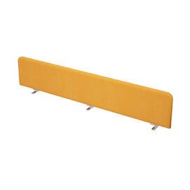 Офисная мебель Gloss Экран тканевый, фронтальный 9БР.309.3 Orange/Алюминий матовый 1600x27x300