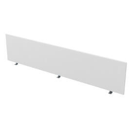 Офисная мебель Gloss Экран ЛДСП, фронтальный 9БР.402.1 Белый премиум/Алюминий матовый 1800x16x400